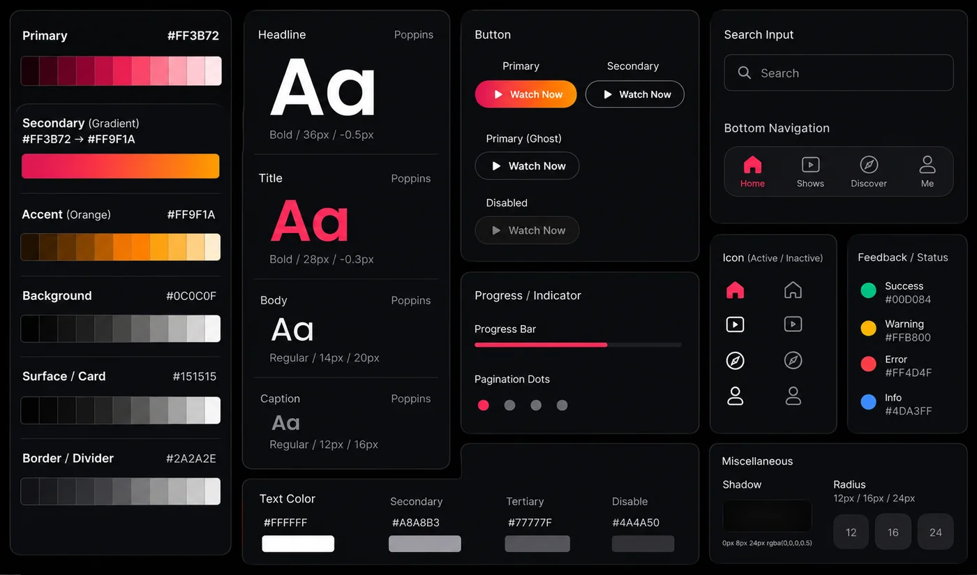 Dark design system