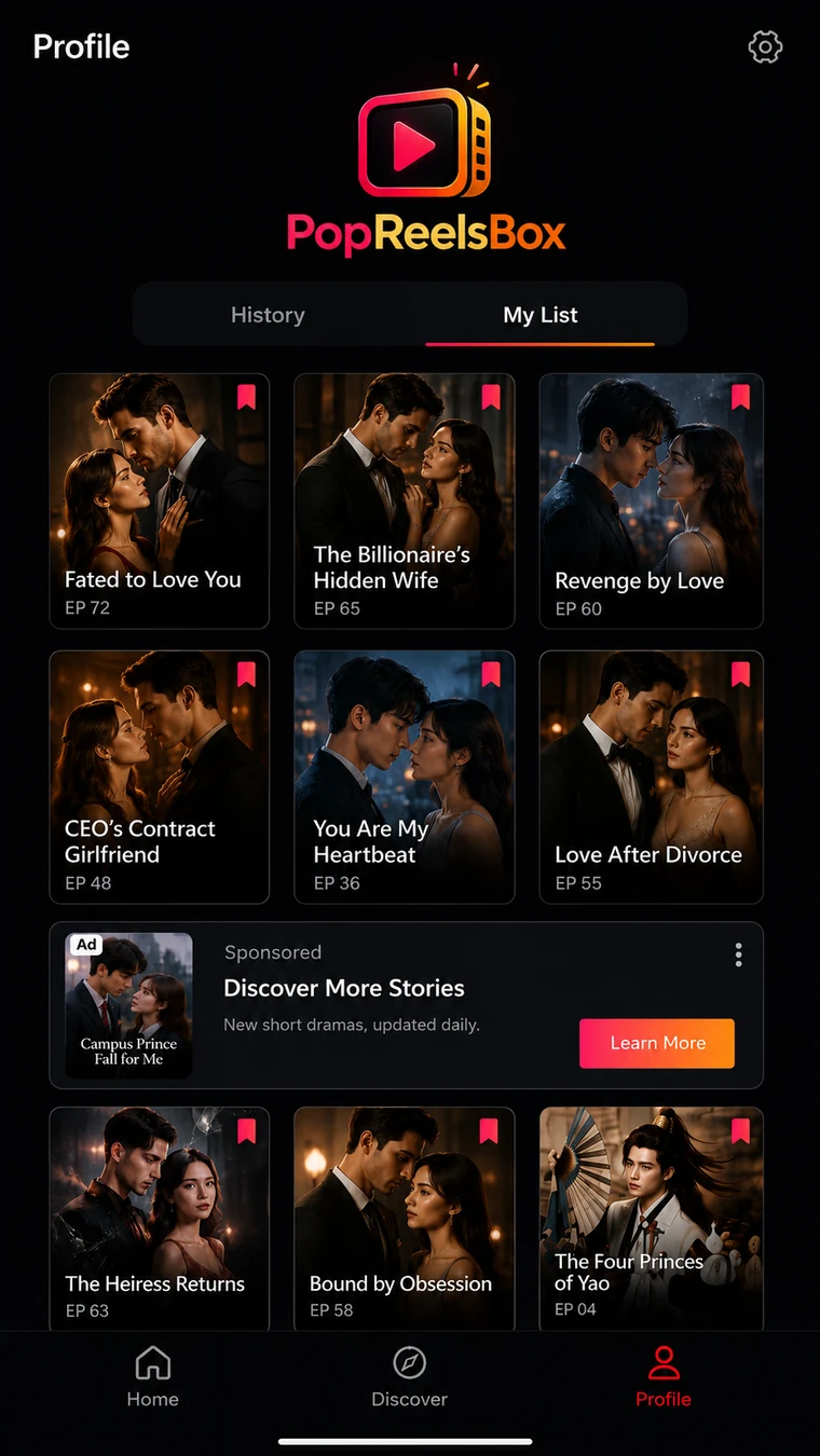 My List thumbnail